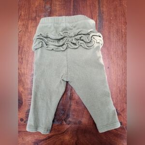 Old Navy Forest Green Ruffle Butt Leggings